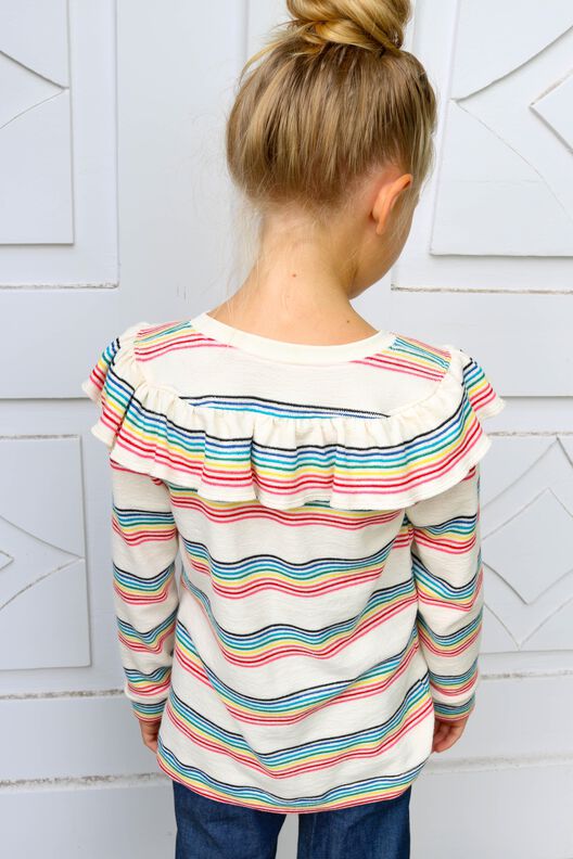 Ruffle-Shirt mit Rüscheneinsatz / eBook Schnittmuster  image number 3