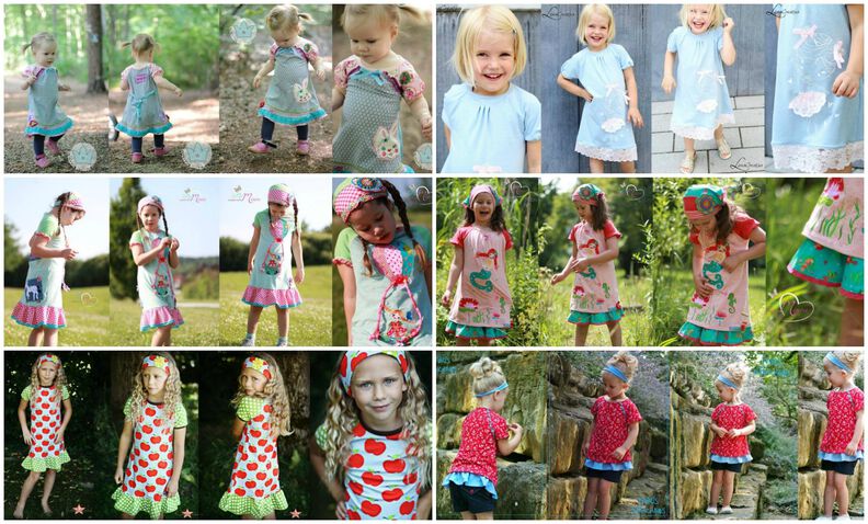 Kleid Kinder - Schnittmuster Gr. 74-140 - deine YELVA #26 image number 10