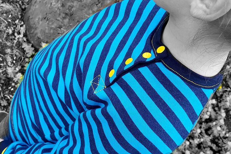 Ebook Knopfkind Raglanshirt mit Knopfleiste  50-152 image number 2
