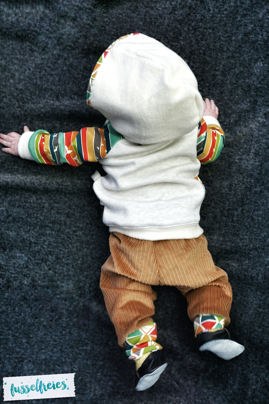 Babyhoodie/Kapuzenpullover Gr. 56-98 image number 2