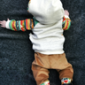 Babyhoodie/Kapuzenpullover Gr. 56-98 thumbnail number 2