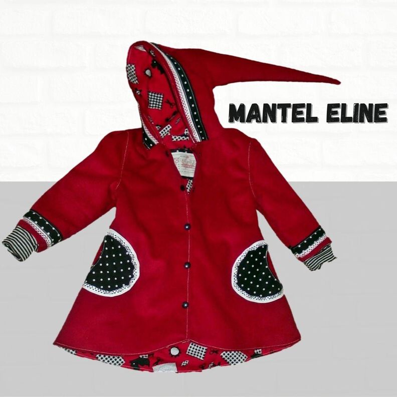 Kindermantel Eline A-Linie Gr. 80-152 Schnittmuster image number 6