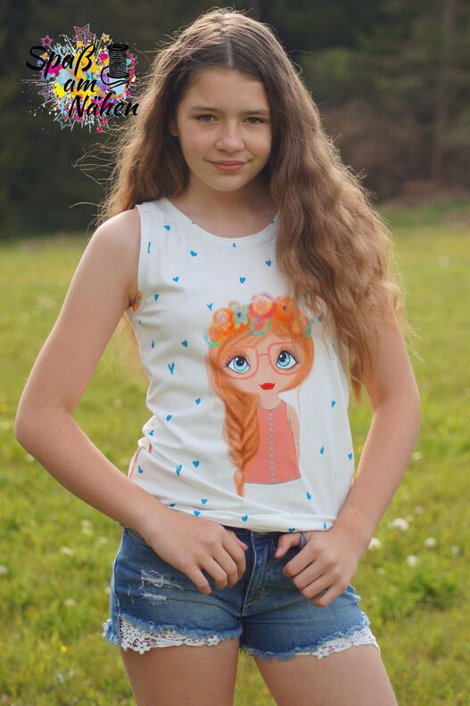 Tanktop Kinder - Schnittmuster Gr. 86-176 - deine LUCY #95 image number 5