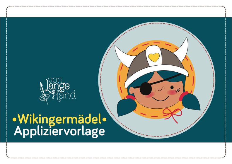 Appliziervorlage WIKINGERMÄDEL image number 2