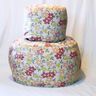 Sitzsack Pouf Sitzkissen nähen upcycling Sitzhocker  thumbnail number 5
