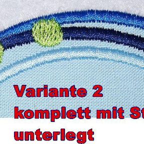 Stickdatei - Happy Birthday Kreis Button in 16 Gr.