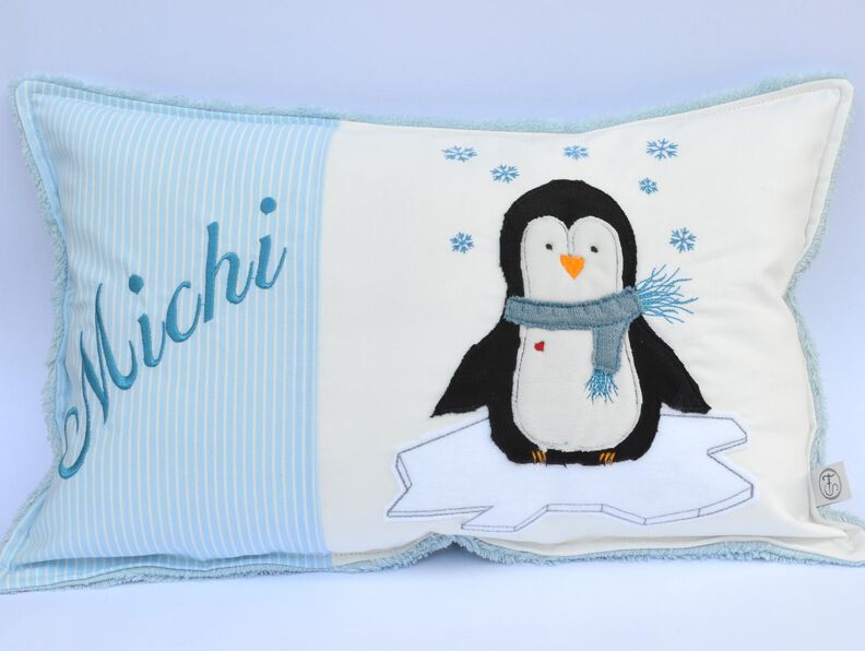 Stickdatei Pinguin doodle 13x18cm image number 3