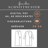 Schnittmuster Wickelkleid oder Weste Amy in 34-54 thumbnail number 2