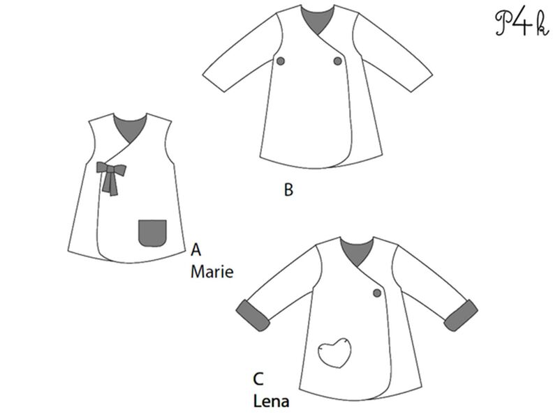 MARIE + BIBI Schnittmuster Babyset Kombi Tunika und Leggings image number 5
