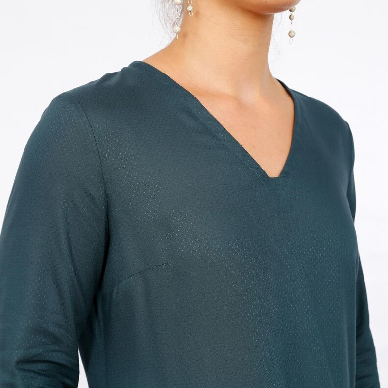 FRAU MARY - Kleid mit V-Ausschnitt XS-XXL image number 2