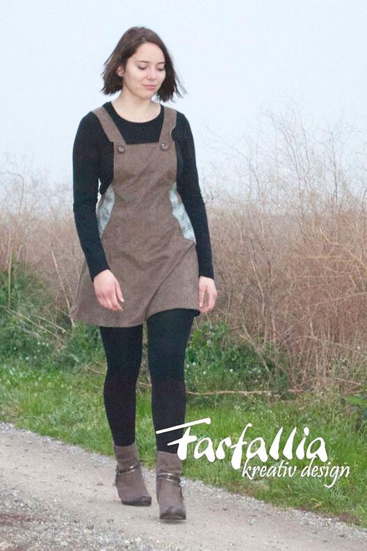 Latzkleid Elina – Doppelgrößen 32/34 – 52/54 image number 5