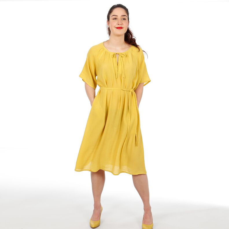 FRAU MALIN - Kleid mit gekräuseltem Halsloch  XS-XXL image number 5