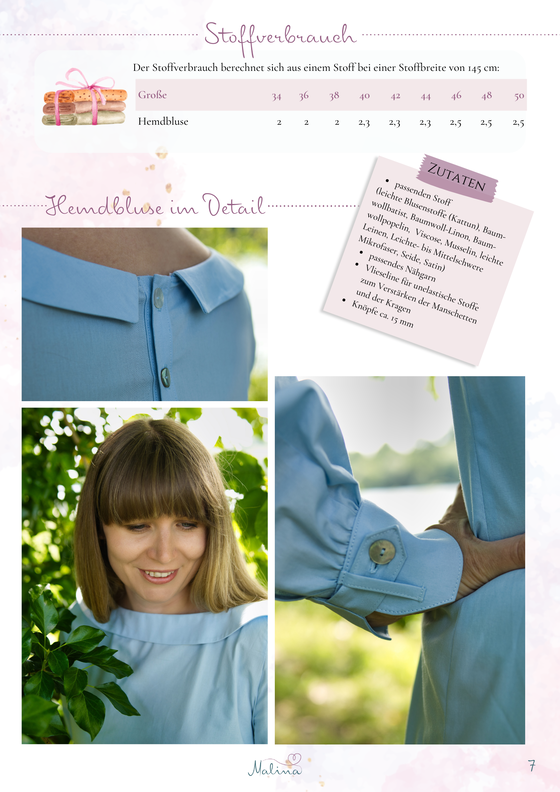 Schnittmuster Hemdbluse Ottilia image number 2