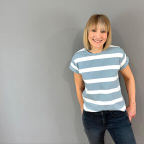 Shirt Jara | leger | Ärmel mit Umschlag oder Saum