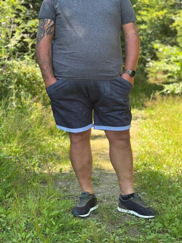 lovely men baggy pants XS-6XL Herren Hose Shorts Bermuda image number 7