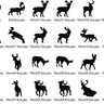 Stickdatei mini Hirsch Reh Elch Silhouetten thumbnail number 4
