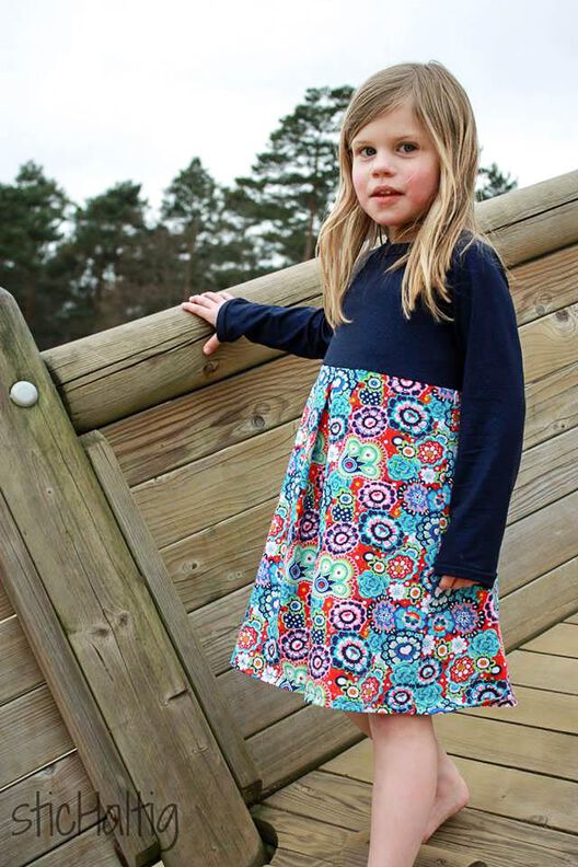 eBook Aurinko - Raglankleid mit Tasche Größe 98 - 164 image number 9