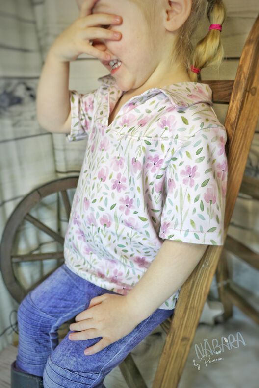 Kinder Poloshirt  Fredrik Nähanleitung Schnittmuster 92-140 image number 6