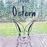 Fensterbild-Vorlage "Frohe Ostern - Hase" PDF thumbnail number 7