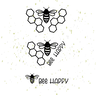Biene bee happy Plotterdatei | DIY Hunger thumbnail number 4