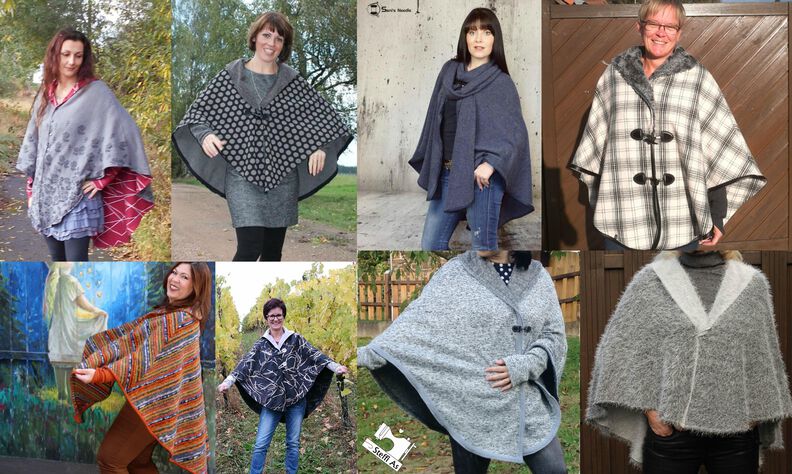 Jape - Poncho/Cape mit Schalkragen 34-56 image number 3