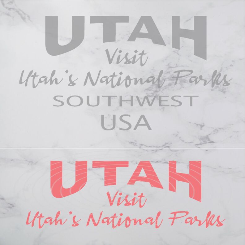 Plotterdatei - Utah USA - SVG, DXF, PNG image number 6