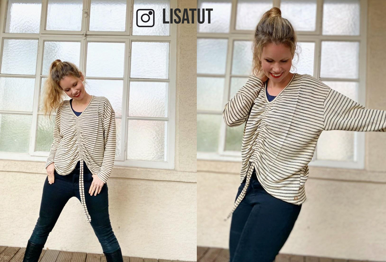 oversize Pullover mit Raffung Fred / PDF Schnittmuster image number 3