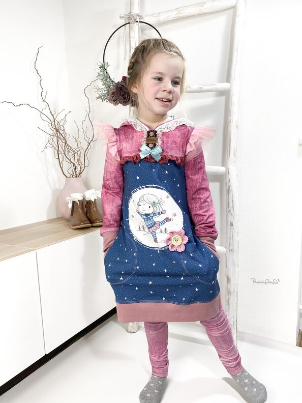 Schnittmuster Sweatkleid Milli inkl. Beamerdatei GR. 116-140 image number 7