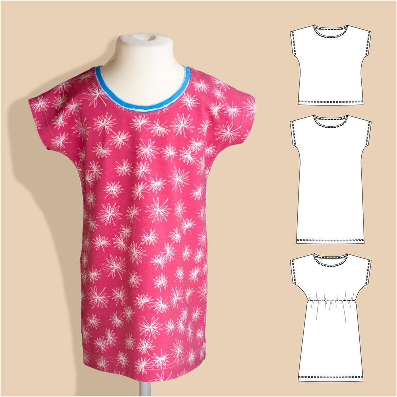 Shirt und Kleid „Lilly Kids“ für Kinder Gr. 92-164, A4+A0 image number 1