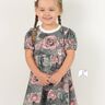 Kleid Lieblingsmädchen Gr. 86 - 164 Herzausschnitt Herzrücken Herz Puffärmel thumbnail number 6