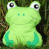 Frosch Kissen nähen 3 Gr. Schnittmuster Beamer  thumbnail number 9