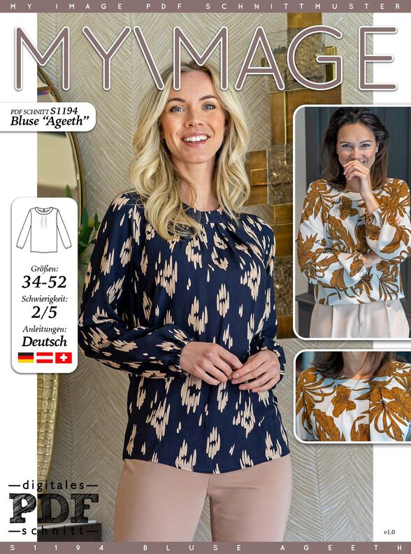 Bluse Ageeth Nähanleitung + Schnitt image number 2
