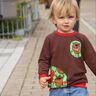 Pilvi - Raglanshirt Gr. 50 - 104 mit Tasche & Knopfleiste thumbnail number 1