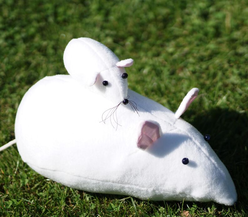 Maus Leopold in 4 Gr. nähen Kuscheltier image number 4