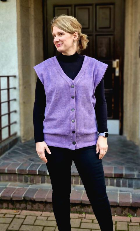 Oversize Pullunder (34-60) BRUNA Damen Schnittmuster image number 5