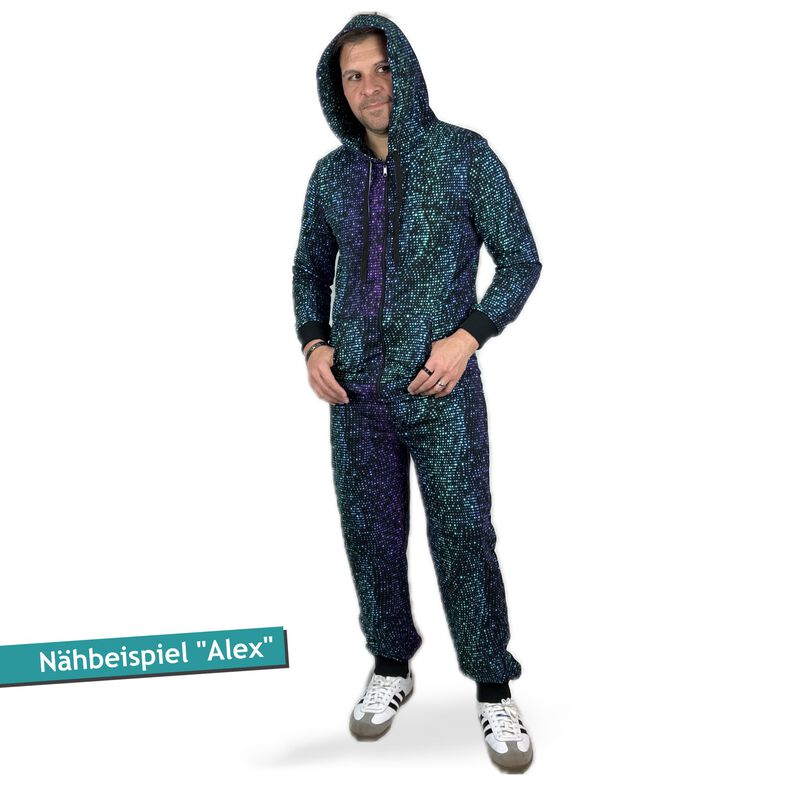 Unisex Jumpsuit Alex Gr. XXS - 3XL, Schnittmuster mit Ebenen image number 5