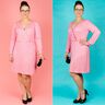 Damen Kleid Wickelkleid Strickkleid BELIT ♥ Gr. XS-XXL thumbnail number 3