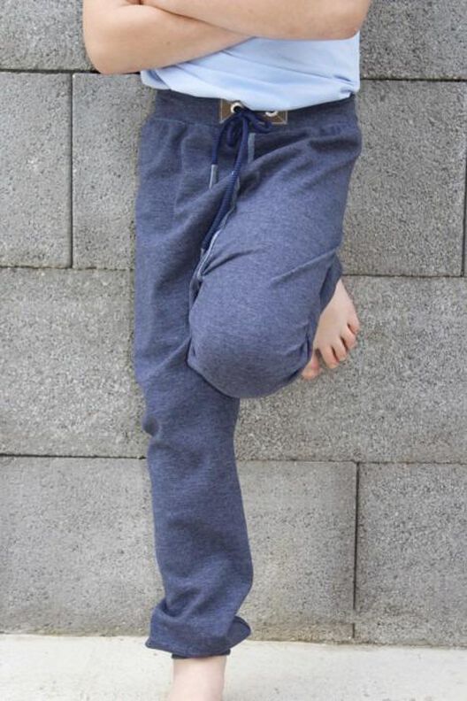 Kids Hose Jogginghose Easy aus 1 Teil RAS ♥ Gr. 92-164 image number 3