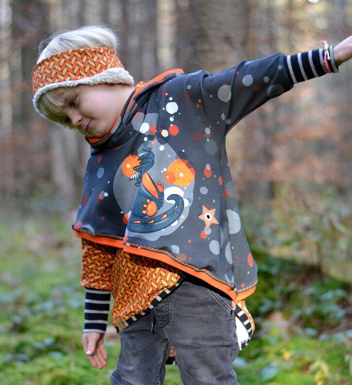 Larena Kiddy Capehoodie Gr. 86-170 beamerfähig image number 3