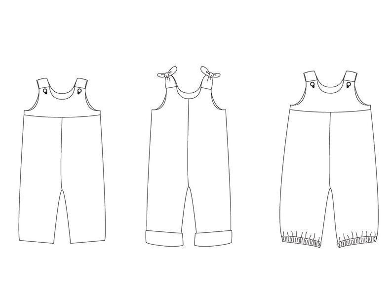 LILLI&BO und BOBBY Schnittmuster Babyanzug Jumpsuit image number 2