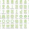 10cm Buchstaben und Zahlen Stickdatei Alphabet Zahl thumbnail number 5