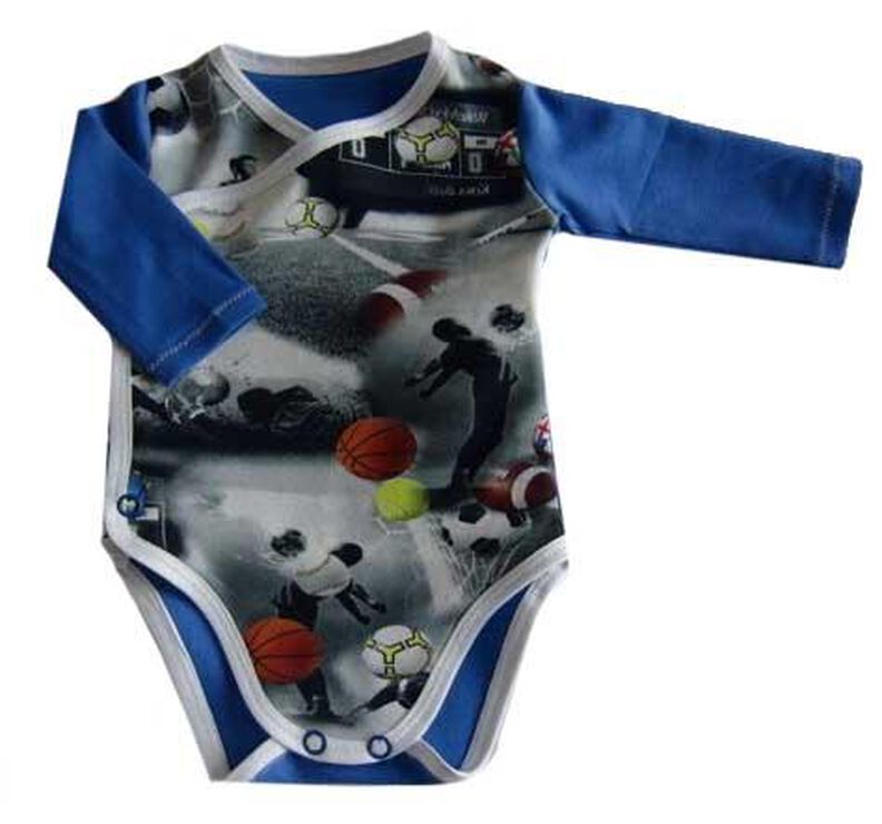 Babybody / Wickelbody Unisex "ALEX" , Gr 50-86 image number 2