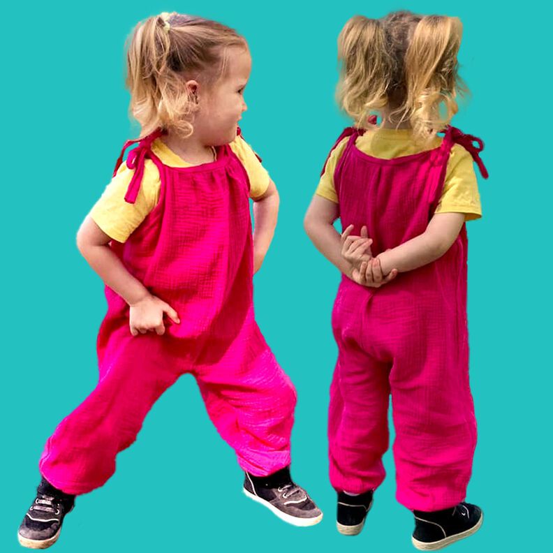 Baby Jumpsuit Latzhose Strampler MOYO ♥Gr. 56-98 image number 2