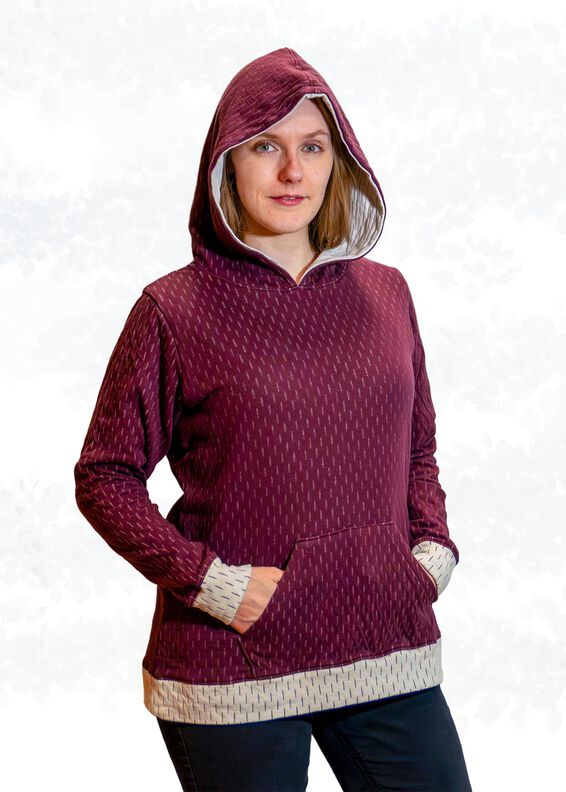 Jenna – Bequemer Damen Hoodie/Pullover BU 80-116, A4+A0 image number 3