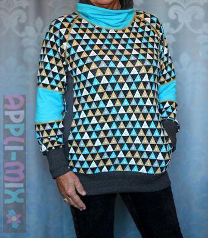 Ebook/Nähanleitung Basic Raglan Sweater Damen Gr. 32-58 image number 2