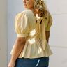 Bluse mit Schößchen Schnittmuster Damen XS-XXXL Minikleid thumbnail number 2