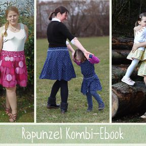 Kombi-Ebook Rapunzel: Damen + Kinder