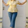 Bluse mit Schößchen Schnittmuster Damen XS-XXXL Minikleid thumbnail number 3