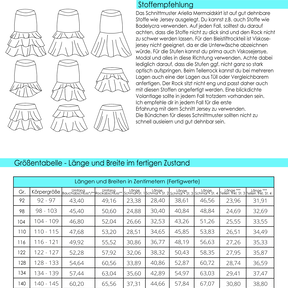 Ariella MermaidSkirt Gr. 92 bis 152