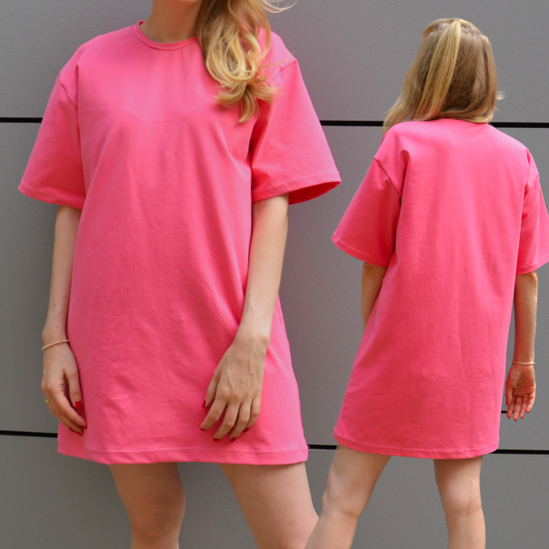 Oversized T-Shirt Kleid Bodo, PDF Schnittmuster, E-Book image number 1